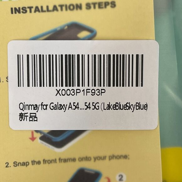 Lot of 2 Samsung Galaxy A54 5G Shock‑Resistant Cases – Mint Green & Sky Blue - Picture 4 of 4